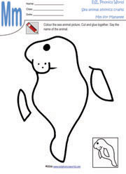 manatee-sea-animal-craft-worksheet